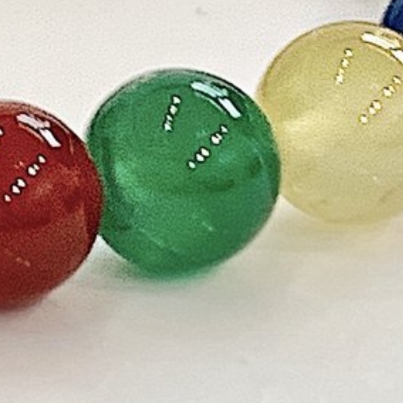 ONYX & JADE ELEPHANT STRETCH BRACELET - Picture 2 of 2